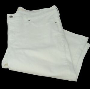 Levis 311 Women's White Capri Jeans
